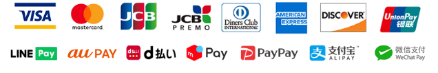 画像：店舗で利用できるクレジットカード