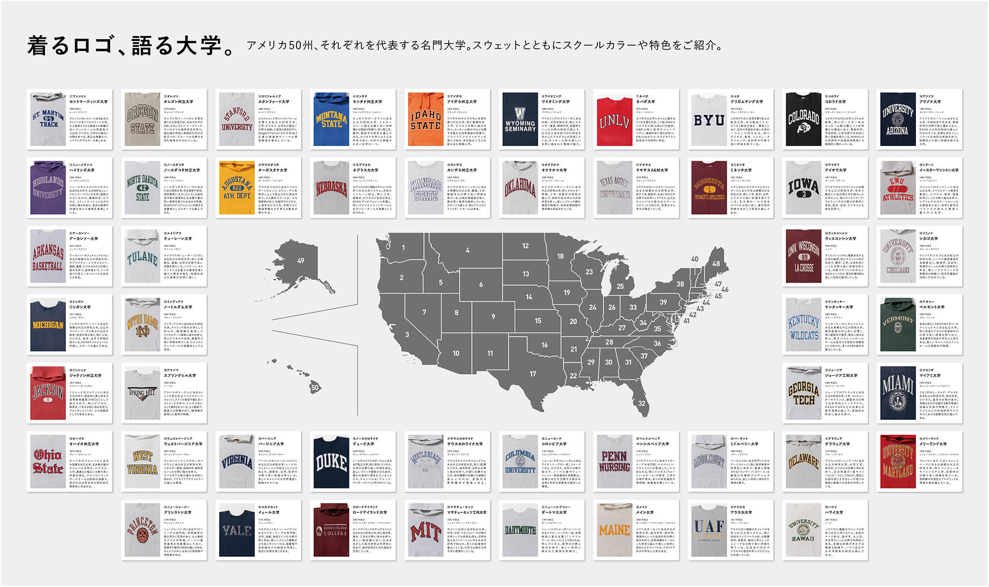 画像：着るロゴ、語る大学