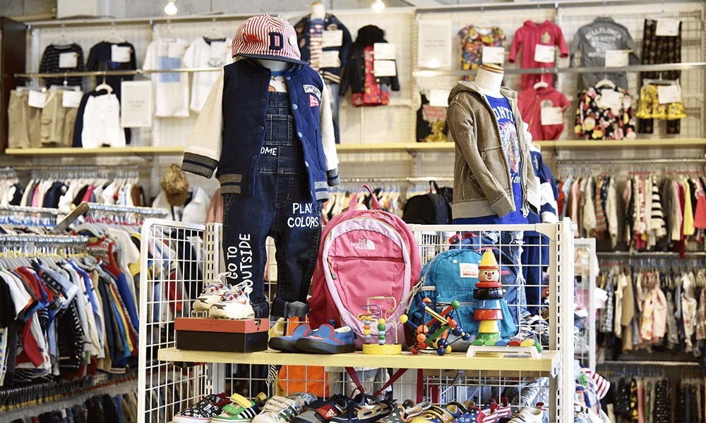 画像：キッズアパレル